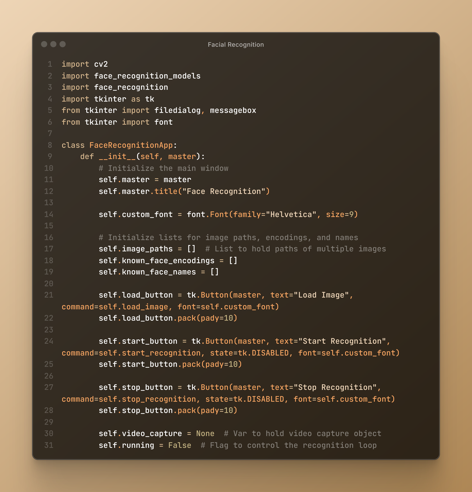 Reconocimiento Facial Python